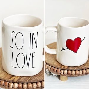 Double sided Rae Dunn mug NWT